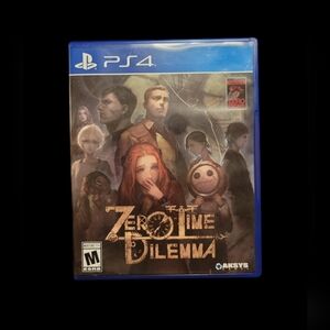 Zero Escape Zero Time Dilemma (Playstation 4 or PS4) Console Disc Game